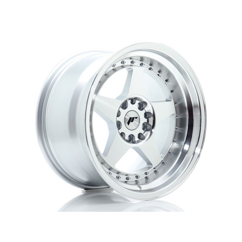 JR Wheels JR6 17x10 ET20 5x114/120 Silver Machined Face