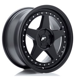 JR Wheels JR6 17x8 ET20-35 5H BLANK Matt Black