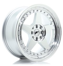 JR Wheels JR6 17x8 ET35 4x100/114 Silver Machined Face