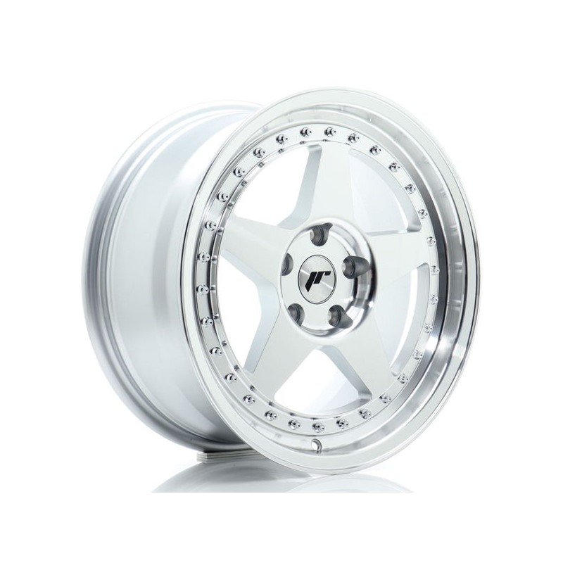 JR Wheels JR6 17x8 ET35 5x112 Silver Machined Face JR Wheels JR6 17x8 ET35 5x112 Silver Machined Face