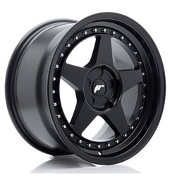 JR Wheels JR6 17x9 ET20-35 5H BLANK Matt Black