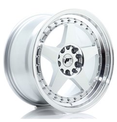 JR Wheels JR6 17x9 ET25 5x114/120 Silver Machined Face