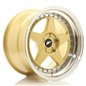 JR Wheels JR6 18x10,5 ET0-25 5H BLANK Gold w/Machined Lip JR Wheels JR6 18x10,5 ET0-25 5H BLANK Gold w/Machined Lip