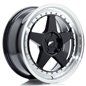 JR Wheels JR6 18x8,5 ET20-40 5H BLANK Gloss Black w/Machined Lip