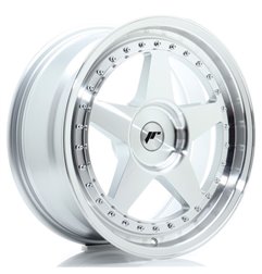 JR Wheels JR6 18x8,5 ET20-40 BLANK Silver Machined Face