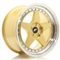 JR Wheels JR6 18x9,5 ET20-40 5H BLANK Gold w/Machined Lip