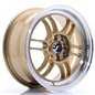 JR Wheels JR7 15x7 ET38 4x100/114 Gold w/Machined Lip