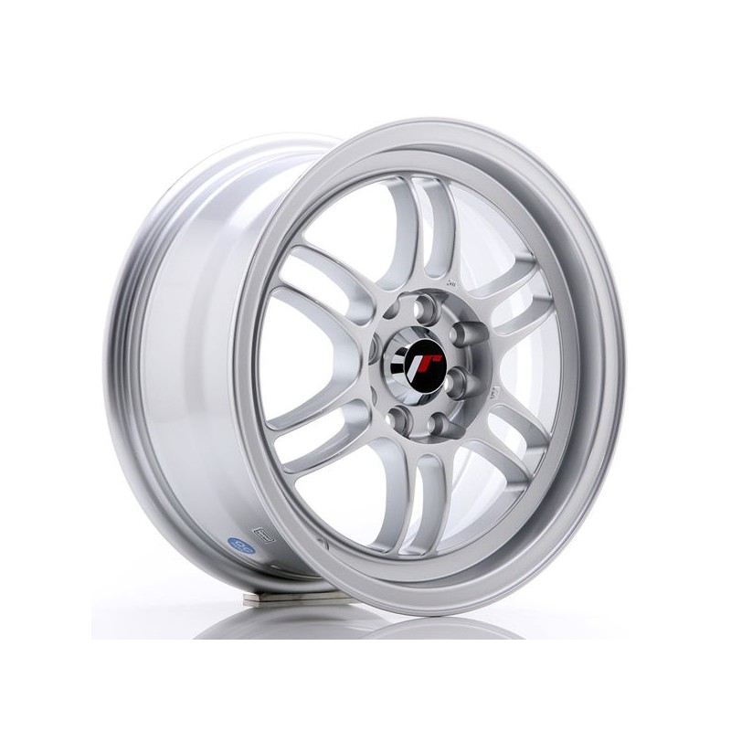 JR Wheels JR7 15x7 ET38 4x100/114 Silver