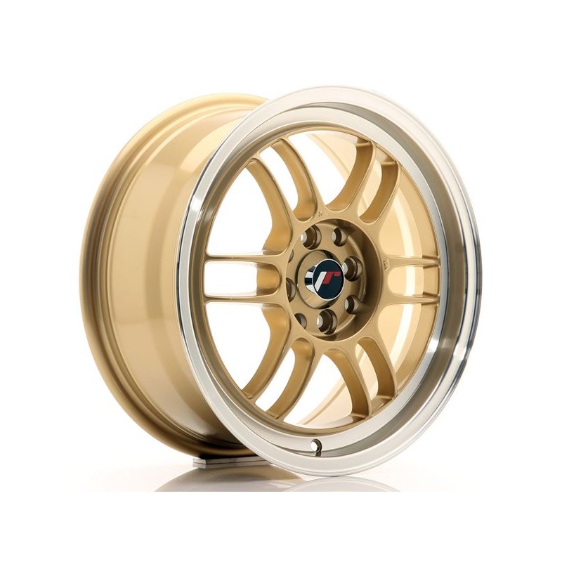 JR Wheels JR7 16x7 ET38 4x100/114 Gold w/Machined Lip JR Wheels JR7 16x7 ET38 4x100/114 Gold w/Machined Lip