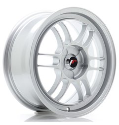 JR Wheels JR7 16x7 ET38 5H Blank Silver