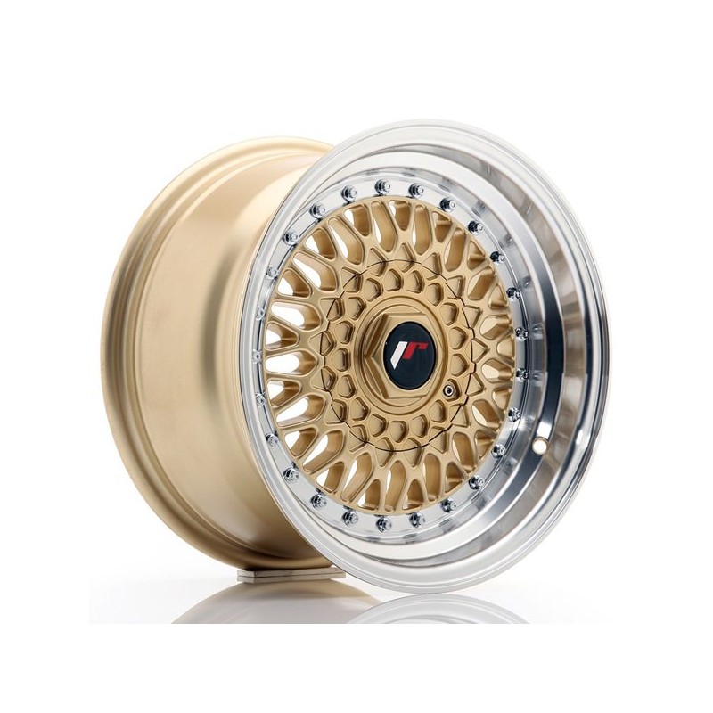 JR Wheels JR9 15x8 ET15 4x100/114 Gold w/Machined Lip JR Wheels JR9 15x8 ET15 4x100/114 Gold w/Machined Lip