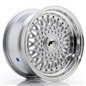 JR Wheels JR9 15x8 ET20 4x100/108 Silver w/Machined Lip+Silver Rivets JR Wheels JR9 15x8 ET20 4x100/108 Silver w/Machined Lip+Silver Rivets