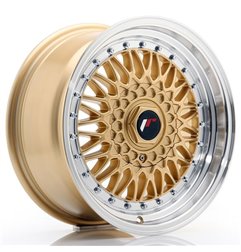 JR Wheels JR9 16x7,5 ET25 4x100/108 Gold w/Machined Lip