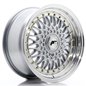 JR Wheels JR9 16x7,5 ET25 BLANK Silver w/Machined Lip JR Wheels JR9 16x7,5 ET25 BLANK Silver w/Machined Lip