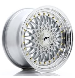 JR Wheels JR9 16x8 ET25 BLANK Silver w/Machined Lip
