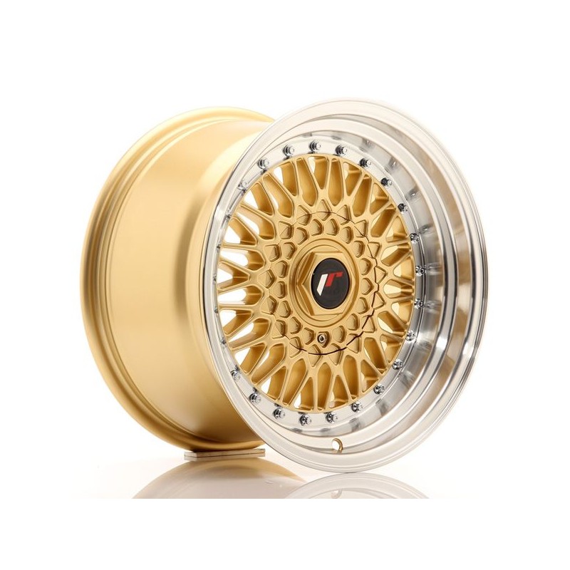 JR Wheels JR9 16x9 ET20 4x100/108 Gold w/Machined Lip JR Wheels JR9 16x9 ET20 4x100/108 Gold w/Machined Lip