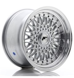 JR Wheels JR9 16x9 ET20 4x100/108 Silver w/Machined Lip+Silver Rivets