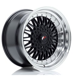 JR Wheels JR9 17x10 ET20 5x112/120 Gloss Black w/Machined Lip