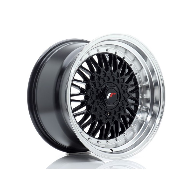 JR Wheels JR9 17x10 ET20 BLANK Gloss Black w/Machined Lip JR Wheels JR9 17x10 ET20 BLANK Gloss Black w/Machined Lip