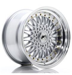 JR Wheels JR9 17x10 ET20 BLANK Silver w/Machined Lip