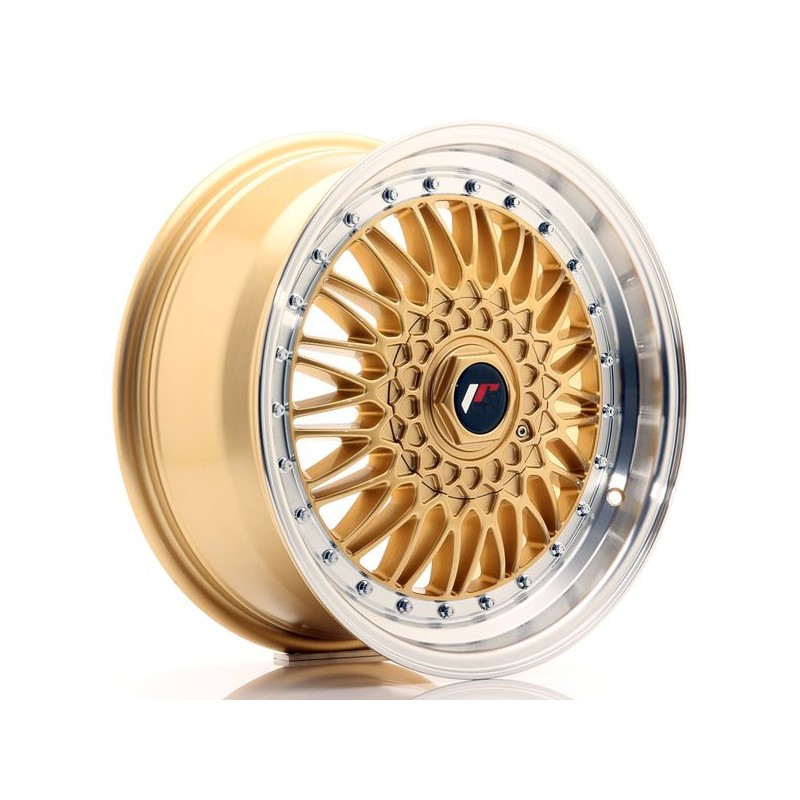 JR Wheels JR9 17x7,5 ET35 5x100/114 Gold w/Machined Lip JR Wheels JR9 17x7,5 ET35 5x100/114 Gold w/Machined Lip