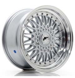 JR Wheels JR9 17x8,5 ET20 5x112/120 Silver w/Machined Lip+Silver Rivets