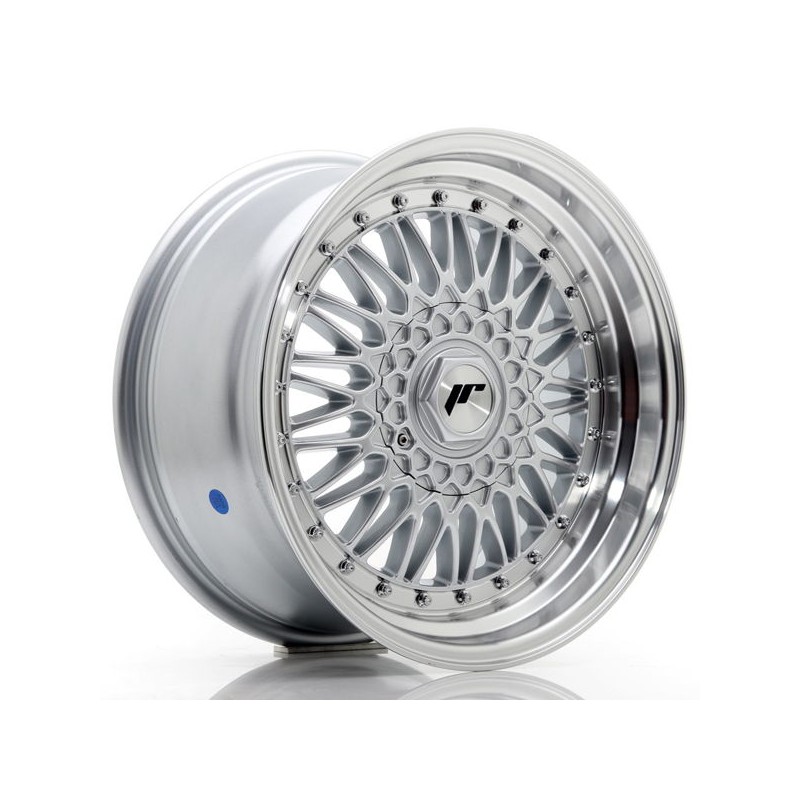 JR Wheels JR9 17x8,5 ET20-35 BLANK Silver w/Machined Lip+Silver Rivets JR Wheels JR9 17x8,5 ET20-35 BLANK Silver w/Machined Lip+Silver Rivets
