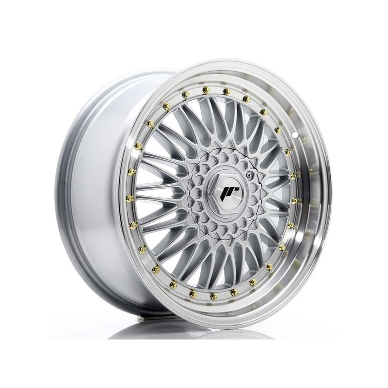JR Wheels JR9 18x8 ET35 5x112/120 Silver w/Machined Lip