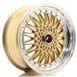 JR Wheels JR9 18x8 ET40 5x112/120 Gold w/Machined Lip