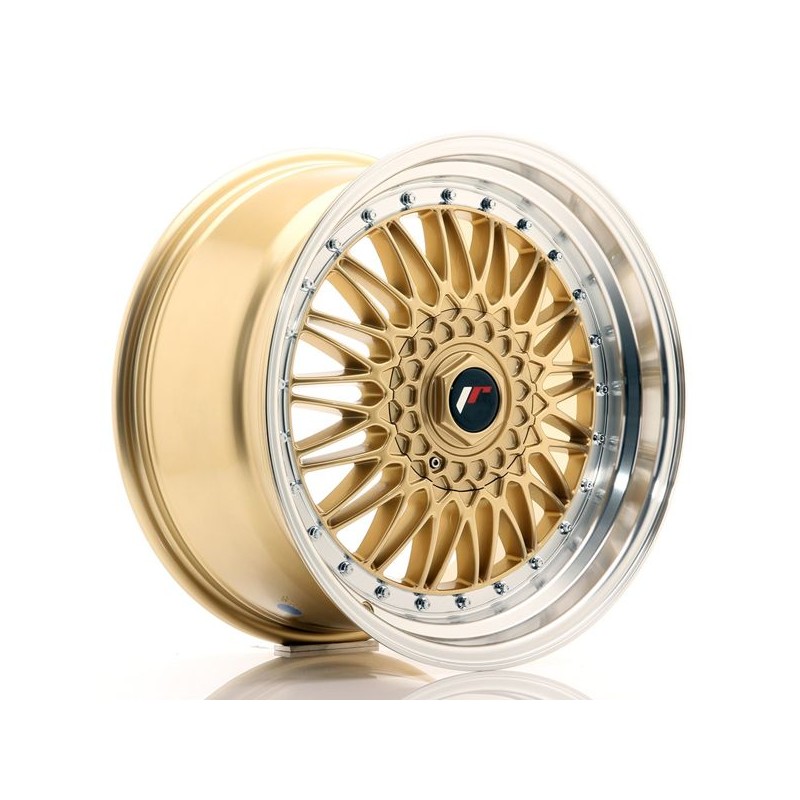 JR Wheels JR9 18x9 ET20-40 BLANK Gold w/Machined Lip JR Wheels JR9 18x9 ET20-40 BLANK Gold w/Machined Lip