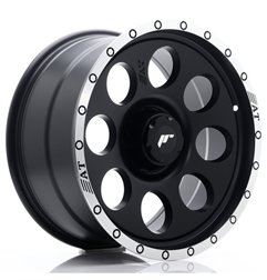 JR Wheels JRX4 18x9 ET0-20 6H BLANK Matt Black w/Machined Lip