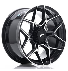 JR Wheels JRX9 18x9 ET18 6x139.7 Gloss Black Machined Face