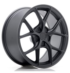 JR Wheels SL01 17x8 ET20-45 5H BLANK Matt Gun Metal
