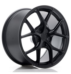 JR Wheels SL01 17x9 ET20-50 5H BLANK Matt Black