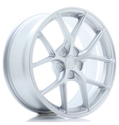 JR Wheels SL01 18x8 ET20-40 5H BLANK Matt Silver
