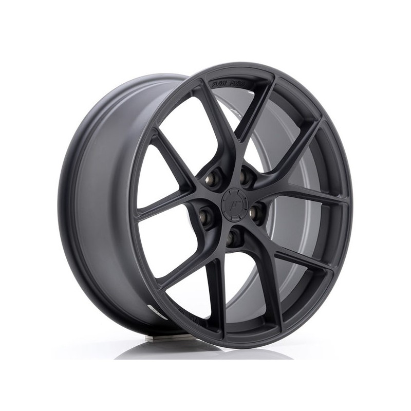 JR Wheels SL01 18x8 ET40 5x100 Matt Gun Metal