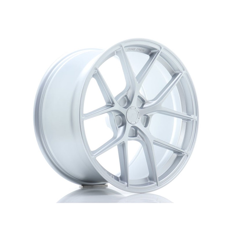 JR Wheels SL01 19x10 ET20-40 5H BLANK Matt Silver