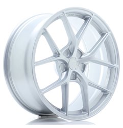 JR Wheels SL01 19x8 ET20-40 5H BLANK Matt Silver