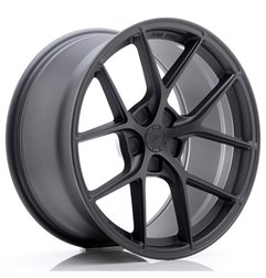 JR Wheels SL01 19x9 ET20-35 5H BLANK Matt Gun Metal