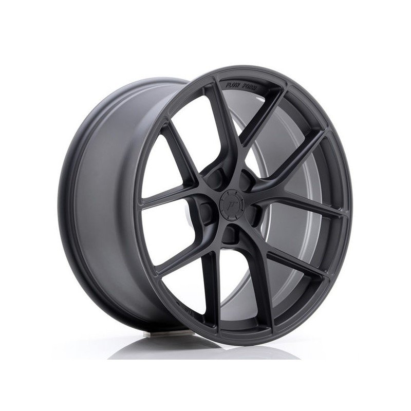 JR Wheels SL01 19x9 ET20-35 5H BLANK Matt Gun Metal