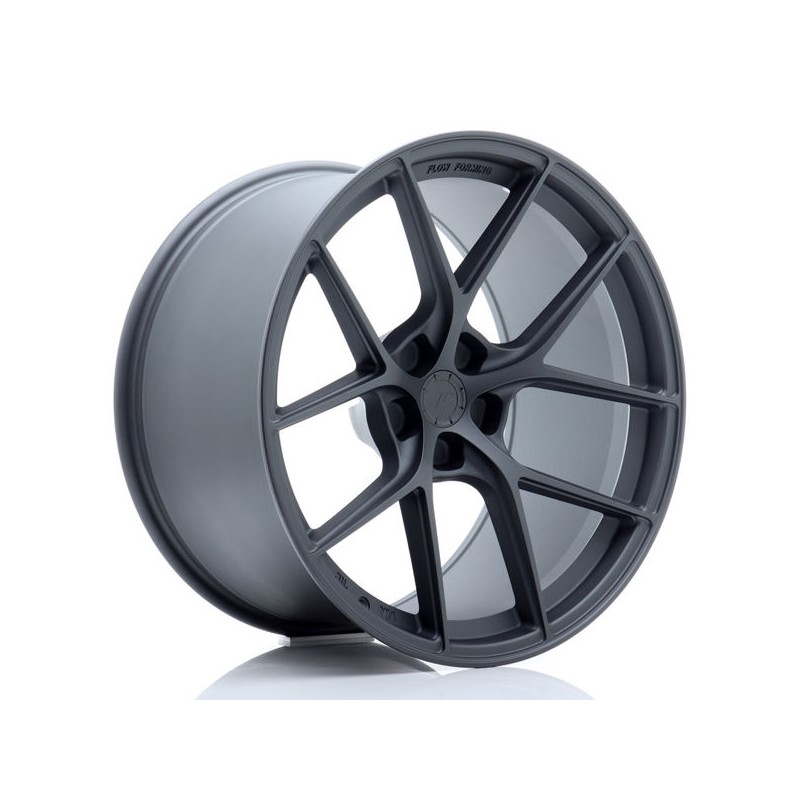 JR Wheels SL01 20x12 ET0-40 5H BLANK Matt Gun Metal