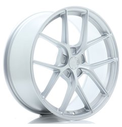 JR Wheels SL01 20x8 ET20-40 5H BLANK Matt Silver