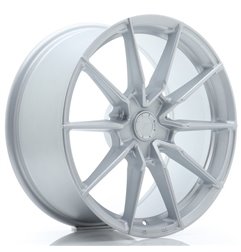 JR Wheels SL02 18x9 ET20-51 5H BLANK Matt Silver