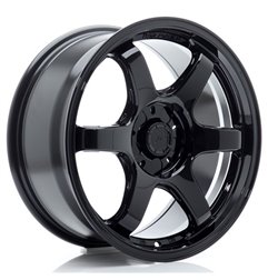 JR Wheels SL03 17x8 ET20-42 5H BLANK Gloss Black