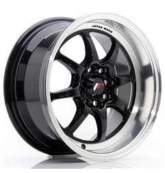 JR Wheels TF2 15x7,5 ET30 4x100/114 Gloss Black