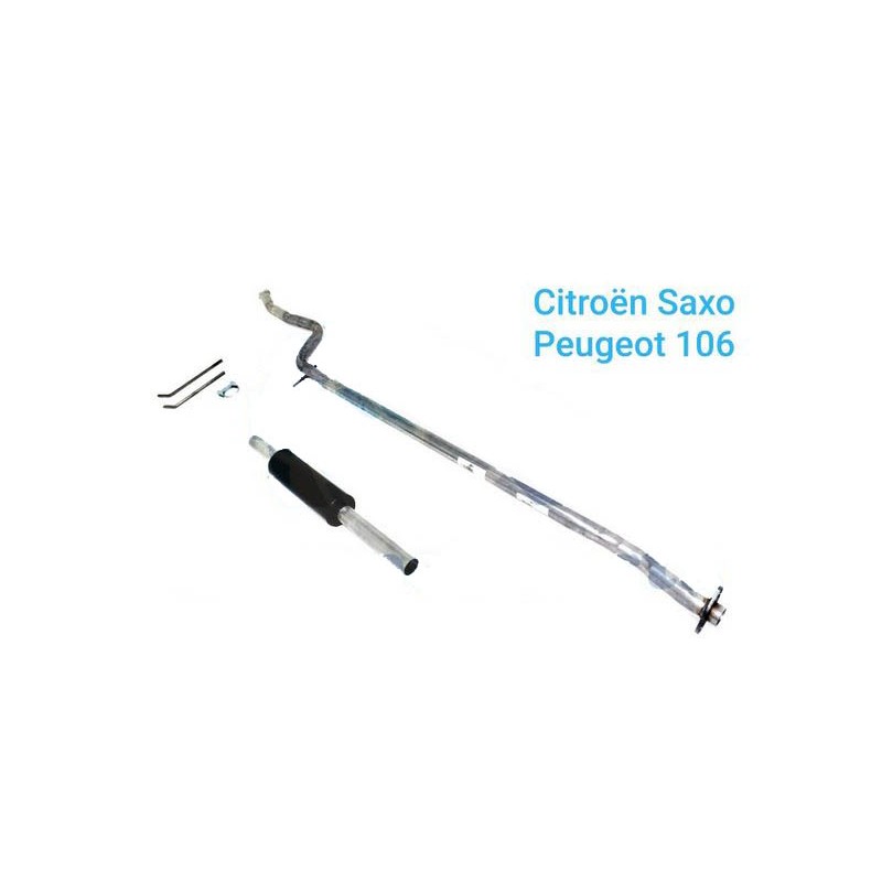 LINEA COMPLETA DE ESCAPE. GRUPO-N USO EXCLUSIVO PARA COMPETICION:PEUGEOT 106pTipo : 1.3I 8V XSIpAño: 95-99pPotencia: -pMotor: -