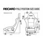 ASIENTO RECARO (TUV) POLE POSITION - VELOUR NEGRO