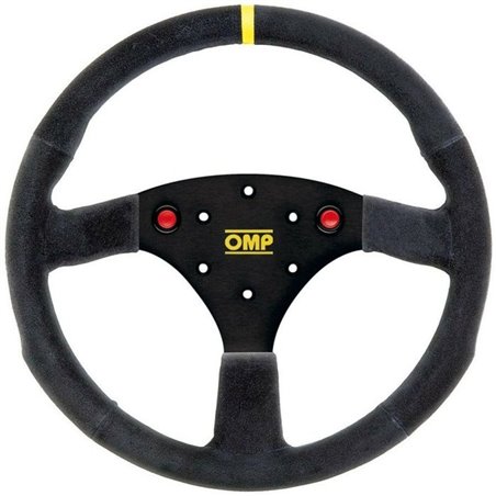 VOLANTE OMP 320MM GAMUZA NEGRO