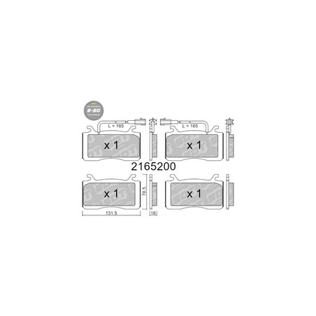 Pastillas SDT S50 ROVER Serie 100 (1991-98) 114 1.4i 16V GTI