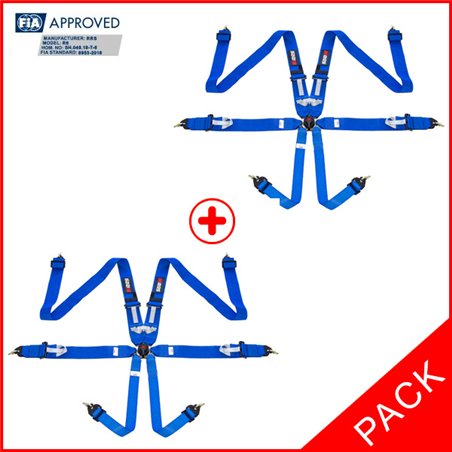 Pack 2 arneses FIA RRS EVO 4-2.5kg